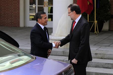 8/07/2015. Visita de Estado del presidente de Perú. El presidente del Gobierno, Mariano Rajoy, recibe al presidente de la República del Perú...